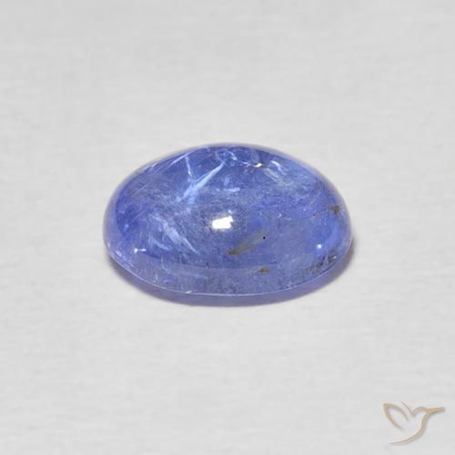 9,17 ctw natürlicher Intensives Violettblau Tansanit, Oval, Transparent