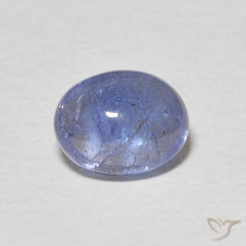 2.66ct Natürlicher hellblau Tansanit, Oval, Transparent
