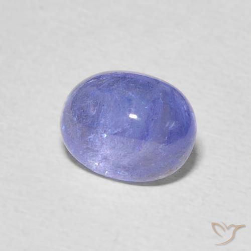 9,17 ctw natürlicher Intensives Violettblau Tansanit, Oval, Transparent