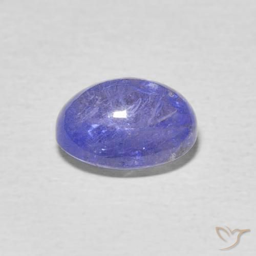 9,17 ctw natürlicher Intensives Violettblau Tansanit, Oval, Transparent