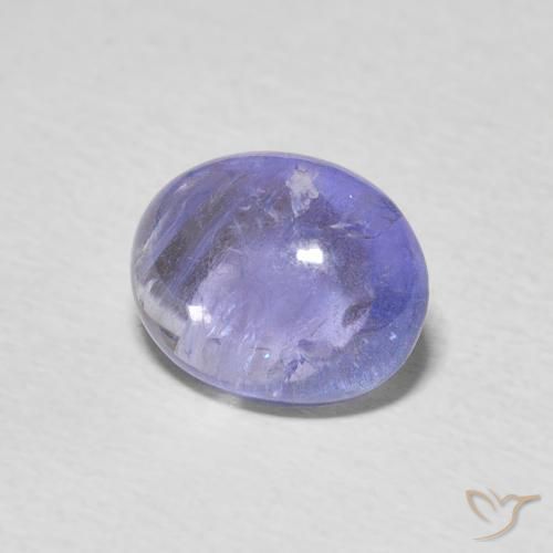 9,17 ctw natürlicher Intensives Violettblau Tansanit, Oval, Transparent