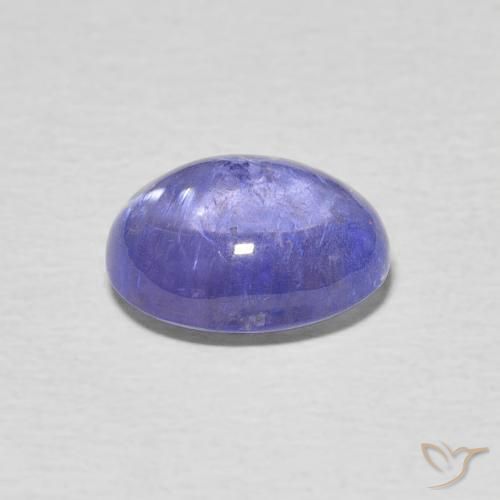 9,17 ctw natürlicher Intensives Violettblau Tansanit, Oval, Transparent