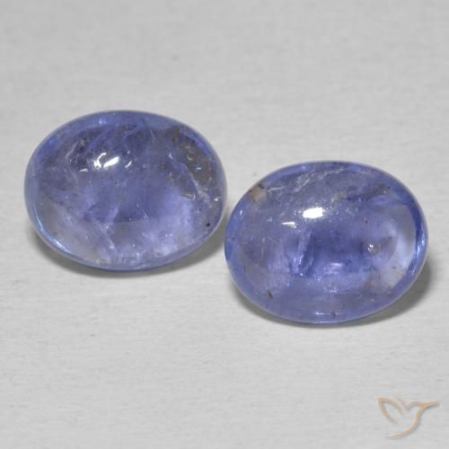 6.32ctw Natürlicher Intensives Violettblau Tansanit, Oval, Transparent