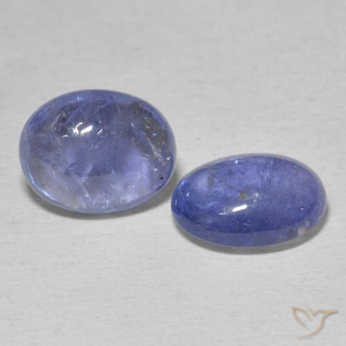 6.32 ct natürliche Intensives Violettblau Tansanit-Edelsteine, Oval, Transparent