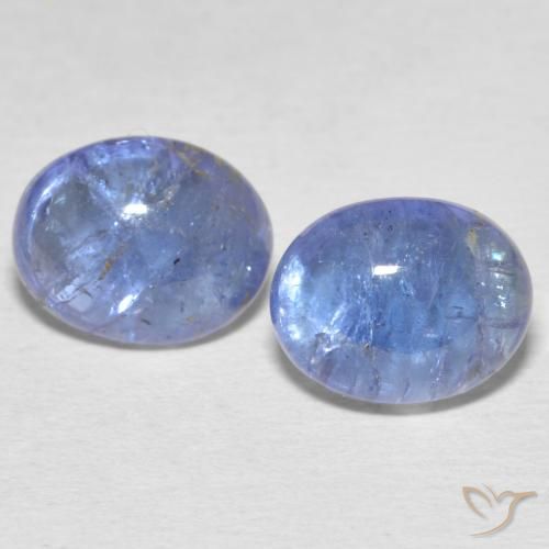 6.95ctw Natürlicher hellviolett-blau Tansanit, Oval, Transparent