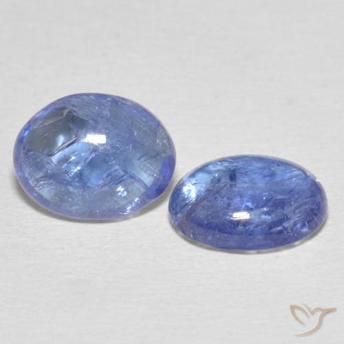 5.69 ct natürliche hellblau Tansanit-Edelsteine, Oval, Transparent