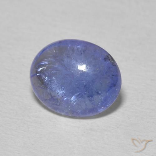 9,17 ctw natürlicher Intensives Violettblau Tansanit, Oval, Transparent