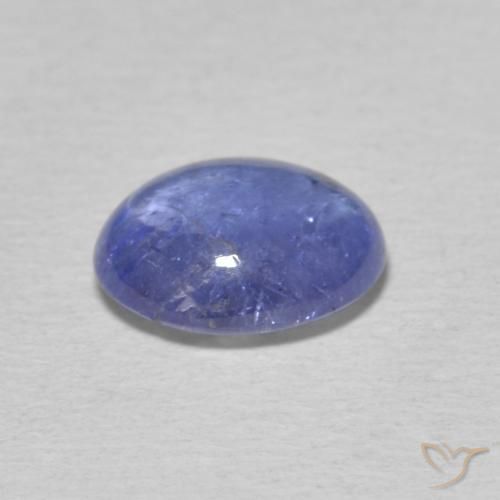 9,17 ctw natürlicher Intensives Violettblau Tansanit, Oval, Transparent