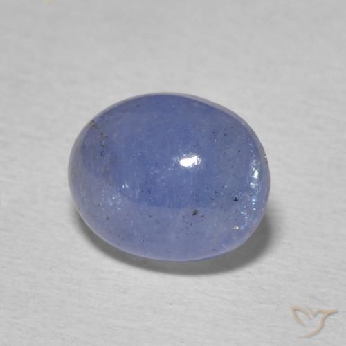 9,17 ctw natürlicher Tiefviolettes Blau Tansanit, Oval, Lichtdurchlässig