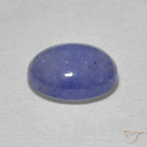 9,17 ctw natürlicher Tiefviolettes Blau Tansanit, Oval, Lichtdurchlässig