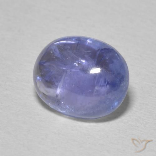 9,17 ctw natürlicher violett-blau Tansanit, Oval, Transparent