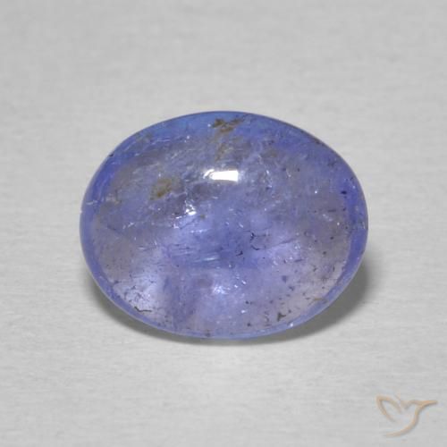 2.40ct Natürlicher Intensives Violettblau Tansanit, Oval, Transparent