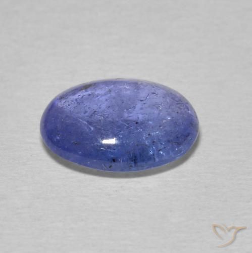 9,17 ctw natürlicher Intensives Violettblau Tansanit, Oval, Transparent