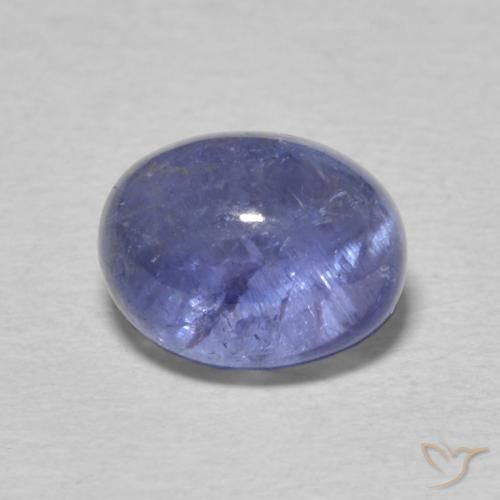 2.99ct Natürlicher Intensives Violettblau Tansanit, Oval, Transparent