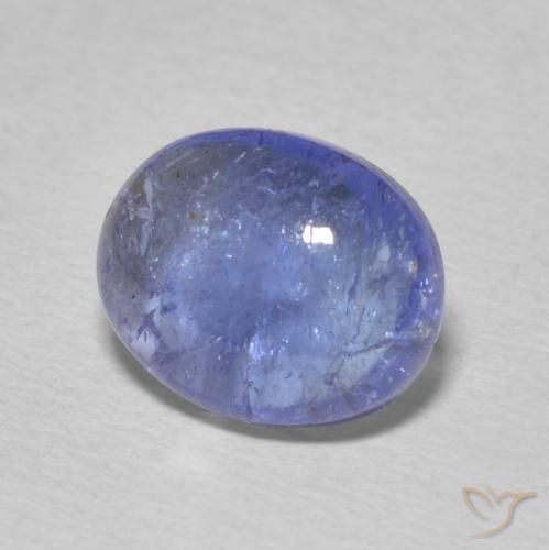 9,17 ctw natürlicher tiefblau Tansanit, Oval, Transparent