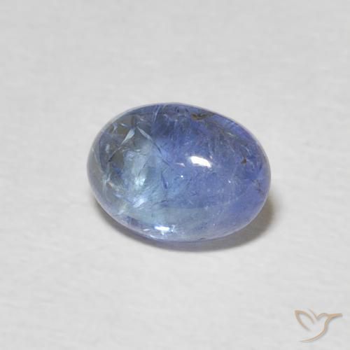 9,17 ctw natürlicher hellviolett-blau Tansanit, Oval, Transparent
