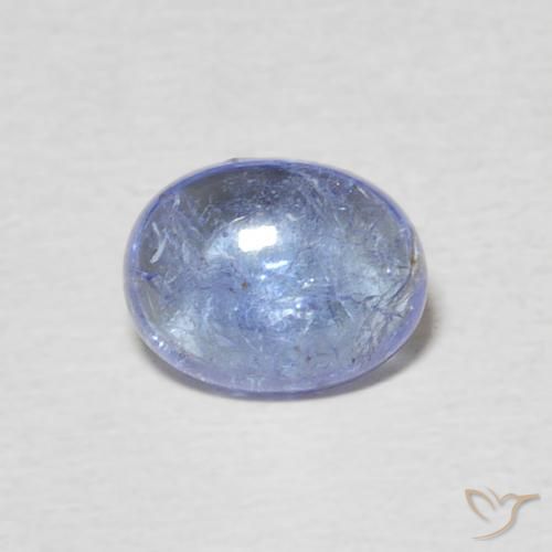 1.53ct Natürlicher Hellviolettes Blau Tansanit, Oval, Transparent