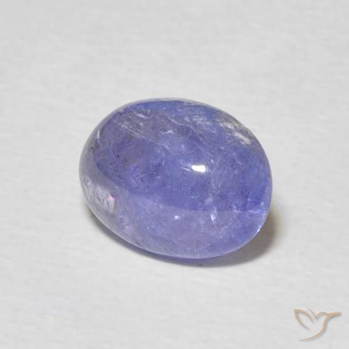 9,17 ctw natürlicher Intensives Violettblau Tansanit, Oval, Transparent