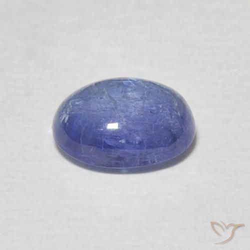 9,17 ctw natürlicher hellviolett-blau Tansanit, Oval, Transparent