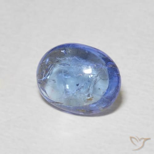 9,17 ctw natürlicher hellviolett-blau Tansanit, Oval, Transparent