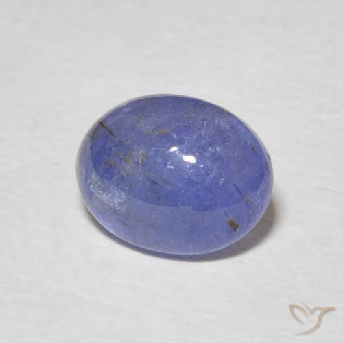 9,17 ctw natürlicher Intensives Violettblau Tansanit, Oval, Lichtdurchlässig