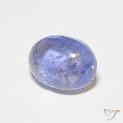 9,17 ctw natürlicher violett-blau Tansanit, Oval, Transparent