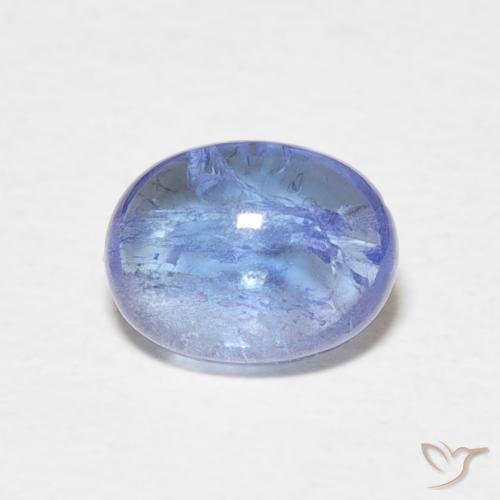 1.63ct Natürlicher hellblau Tansanit, Oval, Transparent