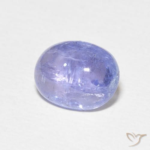 9,17 ctw natürlicher Intensives Violettblau Tansanit, Oval, Transparent
