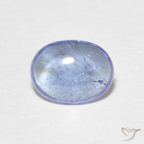 1.29ct Natürlicher Baby blau Tansanit, Oval, Transparent