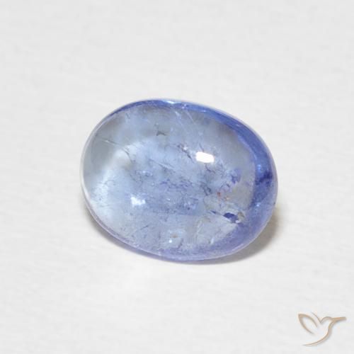 9,17 ctw natürlicher Baby blau Tansanit, Oval, Transparent