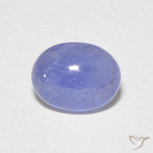 2.19ct Natürlicher Intensives Violettblau Tansanit, Oval, Lichtdurchlässig