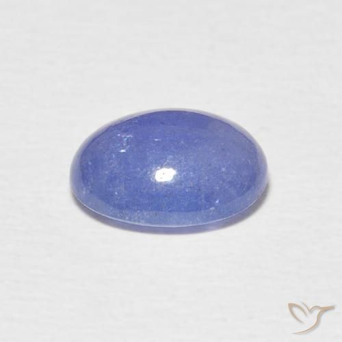 9,17 ctw natürlicher Intensives Violettblau Tansanit, Oval, Lichtdurchlässig