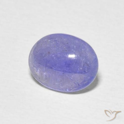 9,17 ctw natürlicher Pastellblau Tansanit, Oval, Transparent