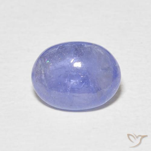 2.10ct Natürlicher Pastellblau Tansanit, Oval, Transparent
