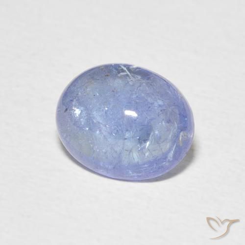 9,17 ctw natürlicher Pastellblau Tansanit, Oval, Transparent