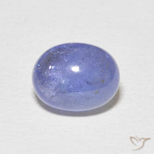 2.97ct Natürlicher Intensives Violettblau Tansanit, Oval, Transparent