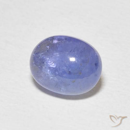 9,17 ctw natürlicher Intensives Violettblau Tansanit, Oval, Transparent