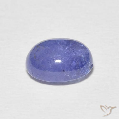 9,17 ctw natürlicher Intensives Violettblau Tansanit, Oval, Transparent