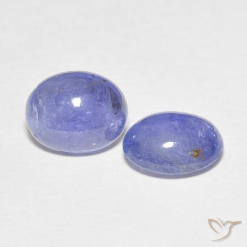 4.74 ct natürliche hellviolett-blau Tansanit-Edelsteine, Oval, Transparent