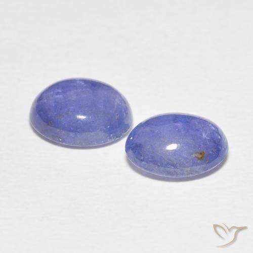 4.74 ct natürliche hellviolett-blau Tansanit-Edelsteine, Oval, Transparent
