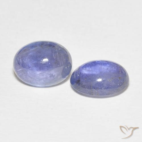 4.69 ct natürliche hellviolett-blau Tansanit-Edelsteine, Oval, Transparent
