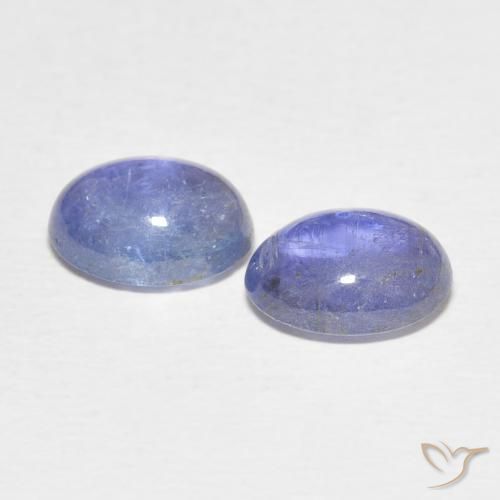 4.69 ct natürliche hellviolett-blau Tansanit-Edelsteine, Oval, Transparent