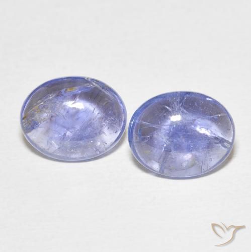 5.78ctw Natürlicher Hellviolettes Blau Tansanit, Oval, Transparent