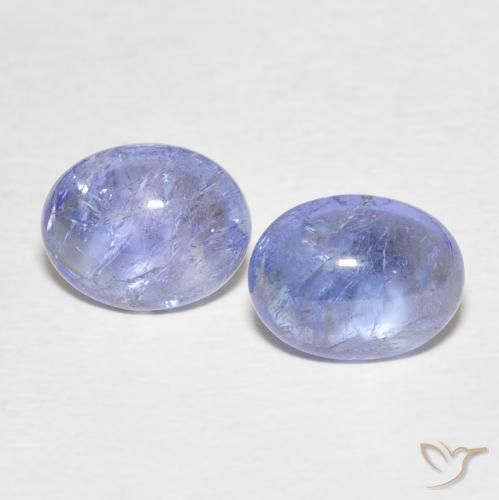 6.04ctw Natürlicher Baby blau Tansanit, Oval, Transparent