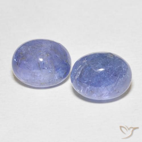 8,48 ct natürliche blauer Tansanit-Edelsteine, Oval Schliff, Transparent