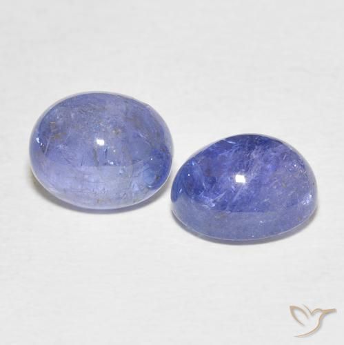 8,48 ct natürliche blauer Tansanit-Edelsteine, Oval Schliff, Transparent