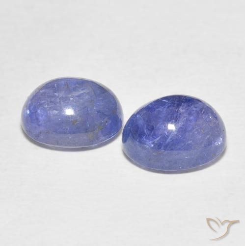 8,48 ct natürliche blauer Tansanit-Edelsteine, Oval Schliff, Transparent