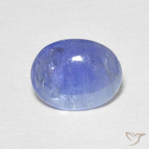 1.69ct Natürlicher Intensives Blau Tansanit, Oval, Lichtdurchlässig