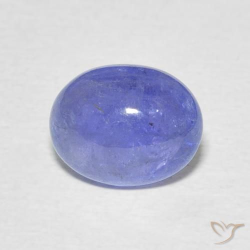 2.60ct Natürlicher Intensives Violettblau Tansanit, Oval, Lichtdurchlässig