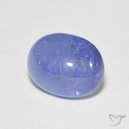 9,17 ctw natürlicher Intensives Violettblau Tansanit, Oval, Lichtdurchlässig